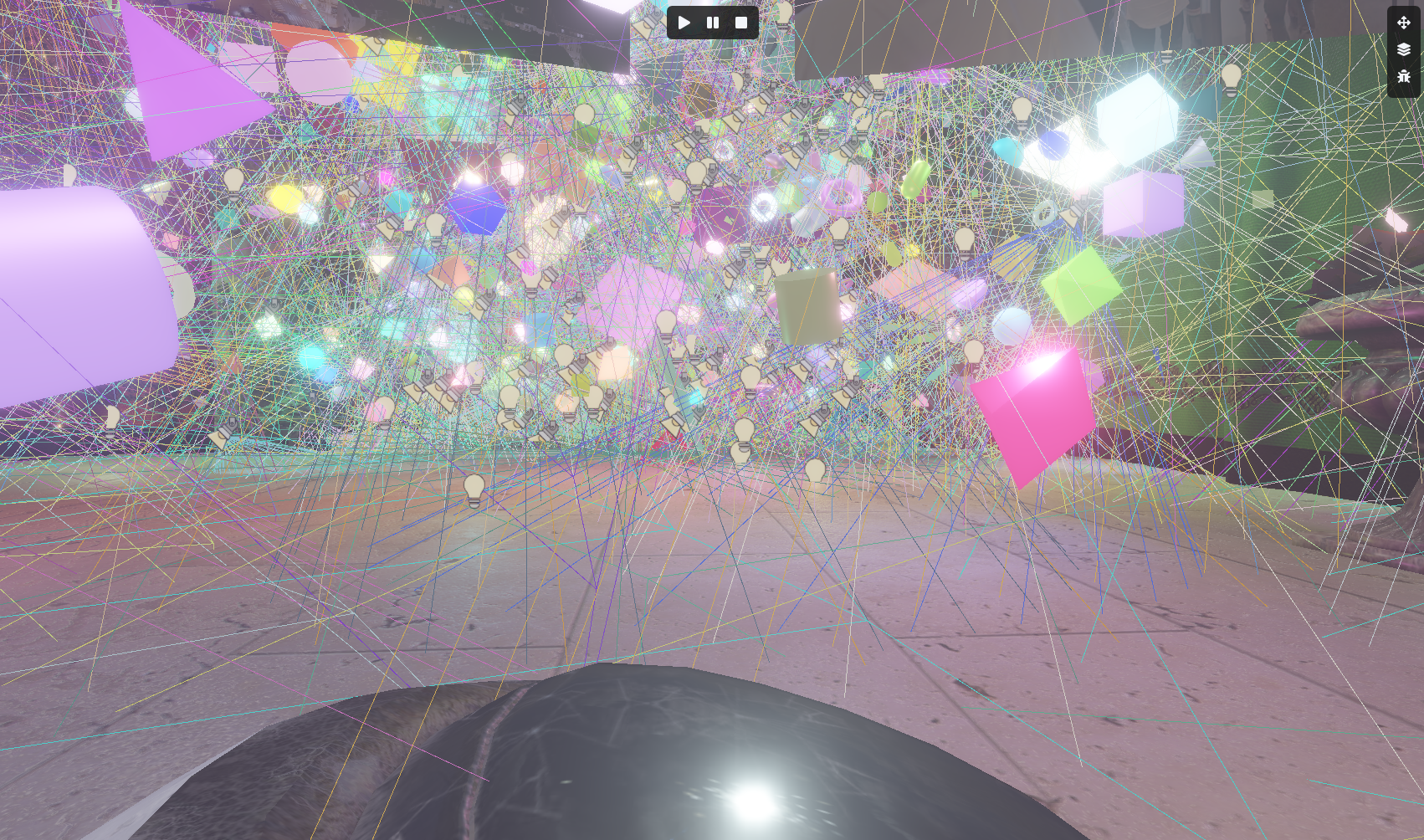 Spot light cone visualization
