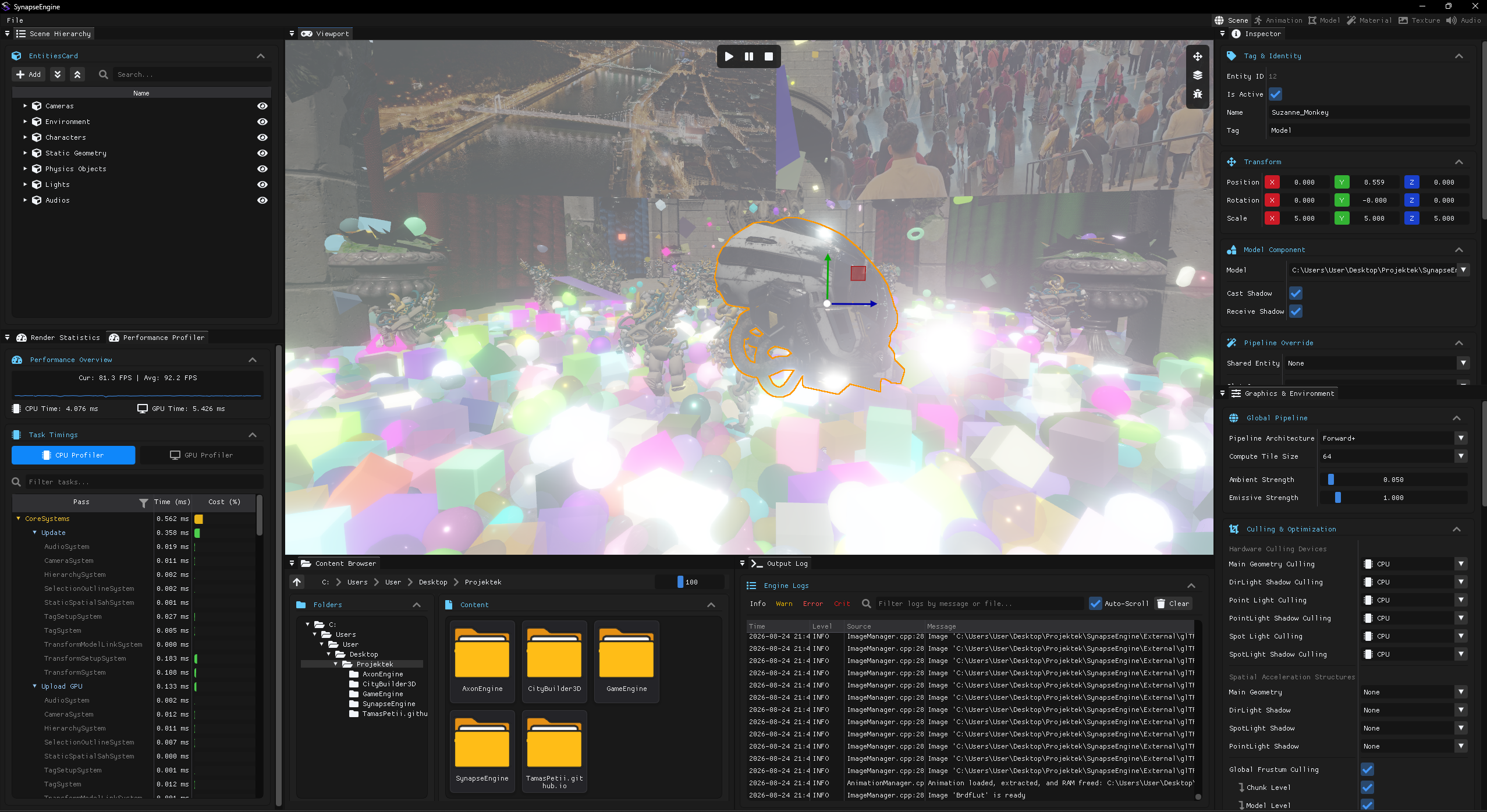 Editor and Workspaces